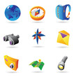 Icons for travel