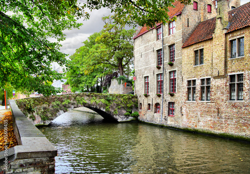 Photo: Canal in Bruges Canal in Bruges