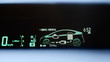 Controlling display on panel of car