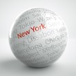 Weltkugel New York