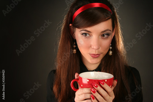 Photo: with red cup with red cup