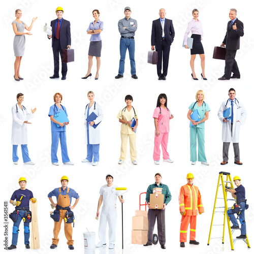 Photo: Contractors. Contractors.