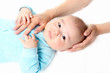Portrait of an infant baby boy
