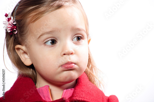 Photo: girl pouting girl pouting
