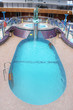 Pool and hot tub on cruise ship