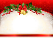 Christmas festive  background with bells