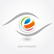 logo, e, optique, opticien, diagnostic
