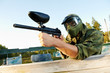 paintball player