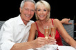 Foto: Senior couple in restaurant Senior couple in restaurant