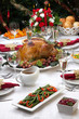 Roasted Turkey and Christmas Tree