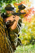 paintball player