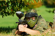 paintball player
