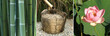 tryptique source et éléments de jardin zen tryptique source et éléments de jardin zen