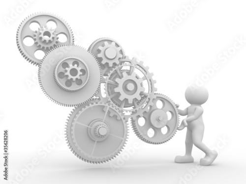 Illustration: Gear mechanism Gear mechanism