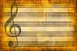 Fondo per musica con rigo e chiave di sol
