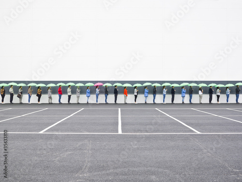 Photo: Waiting in Line Waiting in Line