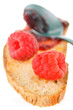 Tartine de framboises