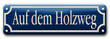 Auf dem Holzweg
