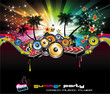 Tropical Background for Music Flyers Tropical Background for Music Flyers