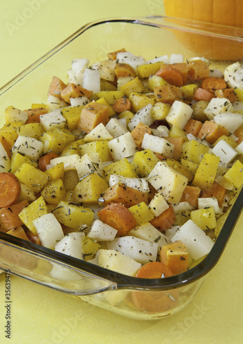 Photo: Herb Roasted Root Vegetables Herb Roasted Root Vegetables