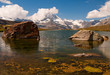 Alpine lake in Switzerland