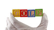 golf glove baby blocks