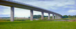A photo of a Danish bridge in the countryside