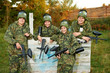 girl paintball player