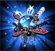 Colorful Music Event Background