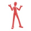 giveup red person