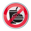 interdit, interdiction de manger et boire interdit, interdiction de manger et boire