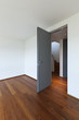 Modern apartment,.empty room with door open Modern apartment,.empty room with door open