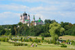 The Feofaniya park with Orthodox cathedral. The Feofaniya park with Orthodox cathedral.