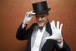 Magician performing Magician performing