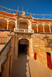 The bull arena of Seville, Spain