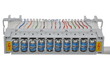 Cable connection with the protection fuse current