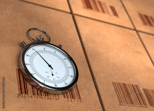 Illustration: just in time concept just in time concept