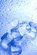 Crystals ice cubes