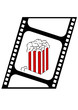 popcorn on filmstrip popcorn on filmstrip