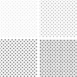 Seamless pattern pois white and black