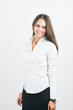 Portrait of happy smiling cheerful young business woman, Portrait of happy smiling cheerful young business woman,