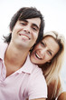 couple smiling at camera