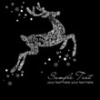 Black and White Christmas Card