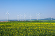 Windwheels in rural Germany