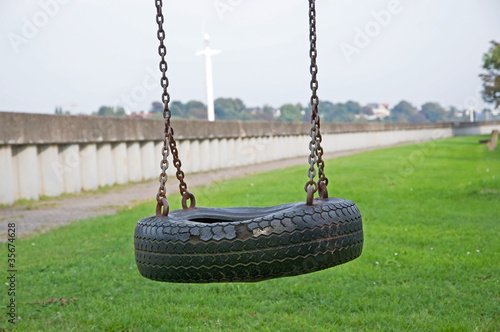 Foto: Autoreifenschaukel Autoreifenschaukel