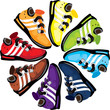 Rainbow Wheel Shoes