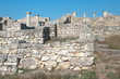 ruins of episcopal complex in ancient city of Byllis, Albania ruins of episcopal complex in ancient city of Byllis, Albania