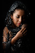 Photo: oriental girl in veil oriental girl in veil
