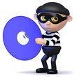 3d Burglar steals data off DVD 3d Burglar steals data off DVD