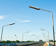 Row of street lamp Row of street lamp